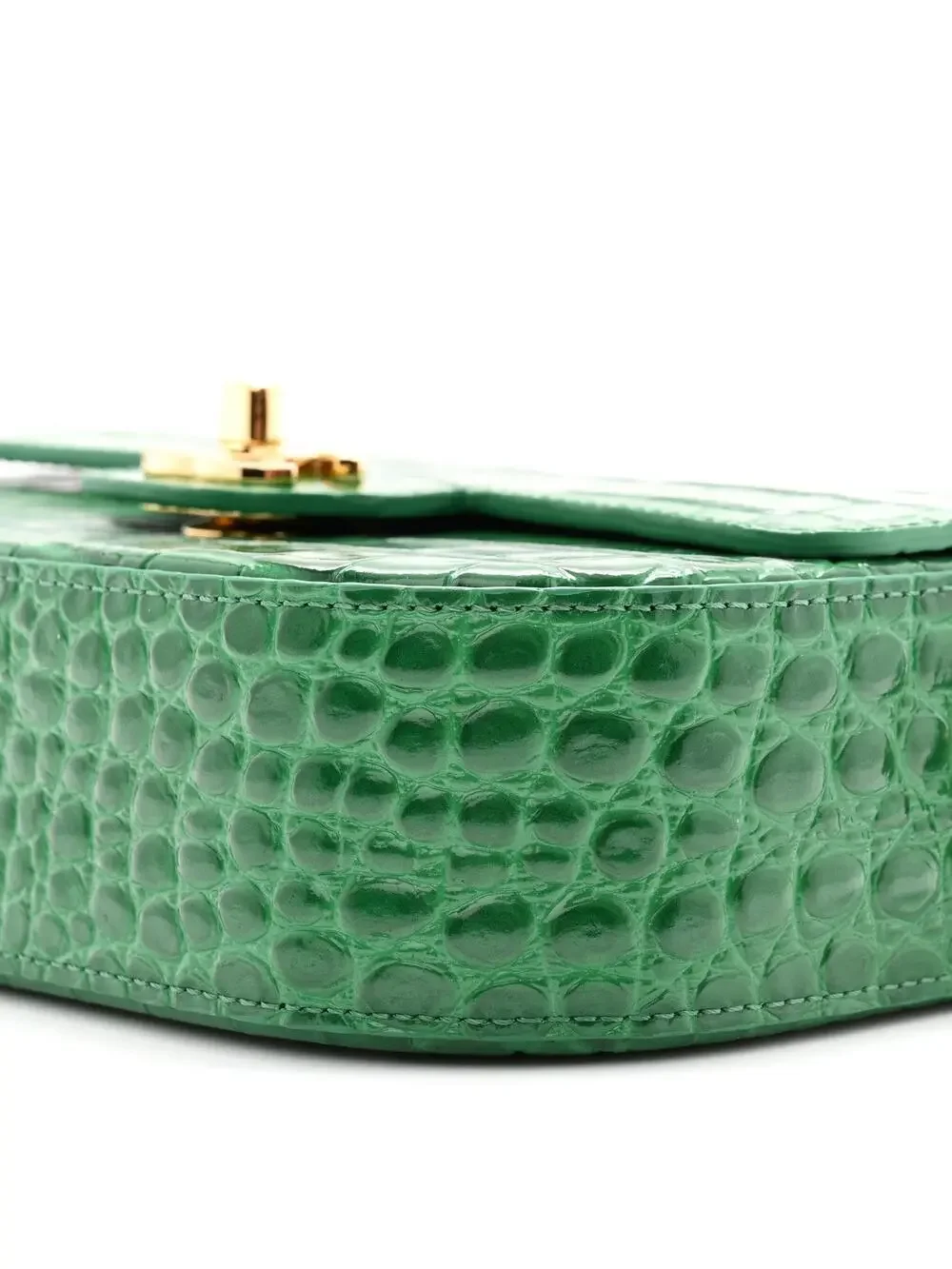 Chanel Calfskin Crocodile Embossed Turn #359251C72B